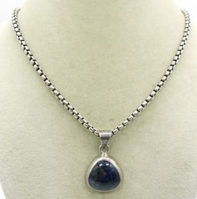 Taxco 925 Sodalite Gemstone Necklace