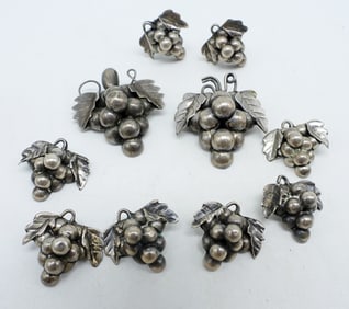 Taxco Aaron 925 Grape Set