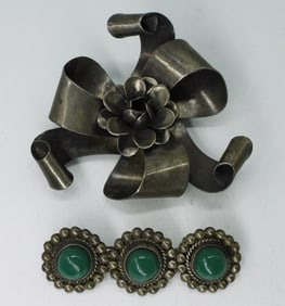 2 Sterling Vintage Brooches