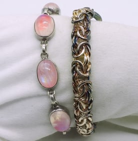 Pink Moonstone 925 Bracelet & More