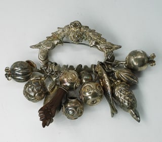 Penca de Balangandan 925 Pendant Brooch