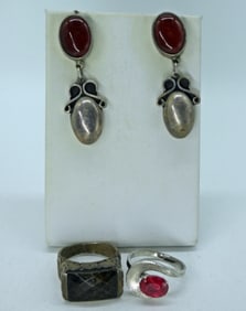 Taxco 925 Earrings & Fashion Rings