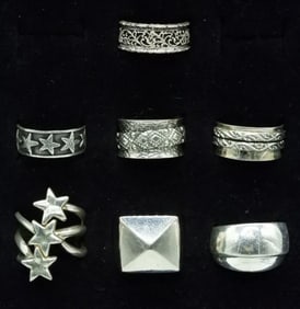 7 Fashion Sterling Women's Rings