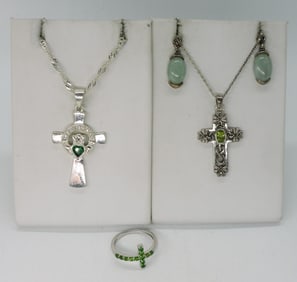 Peridot & Jade 925 Necklaces & More