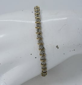 10K Diamond Tennis Bracelet