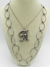 Puffed Sterling Necklace & More