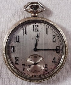 Circa 1925 Open Face Pocket Watch