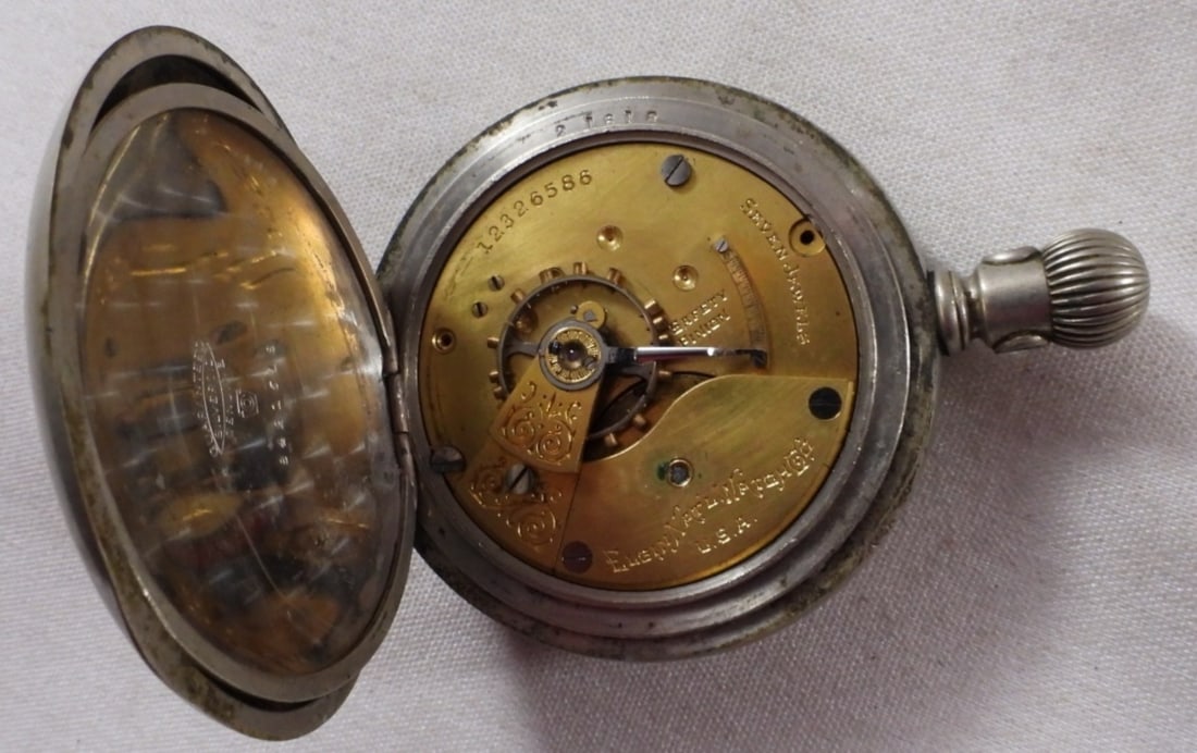 Early 1900s Pocket Watch Open Face (1 of 4)