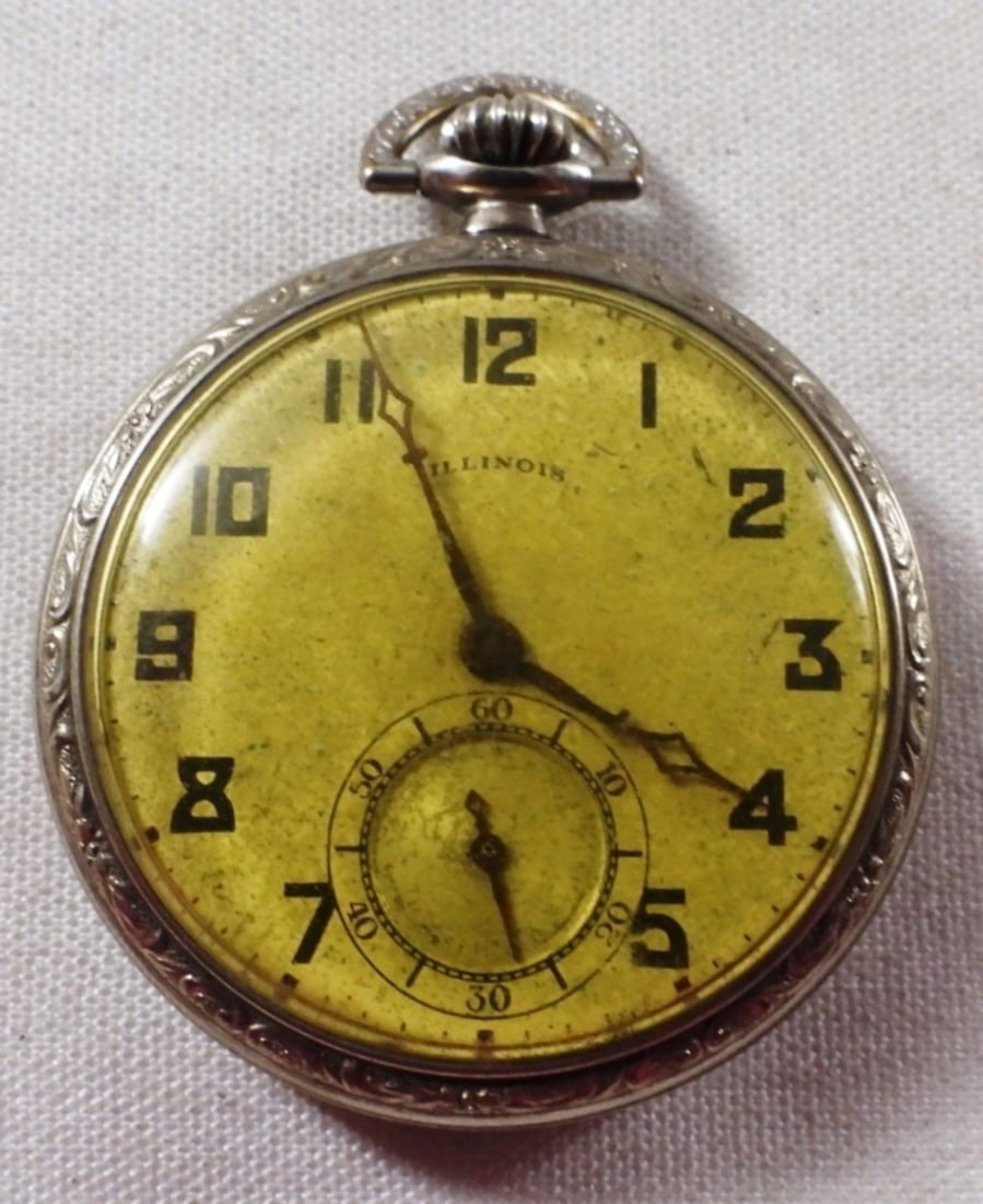 Antique 1922 Open Face Pocket Watch (1 of 2)