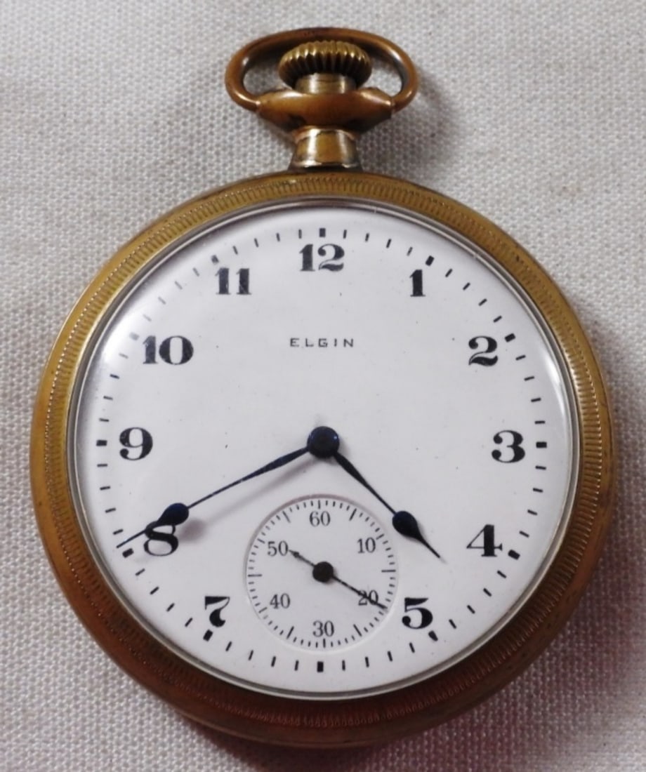 Circa 1918 Open Face Pocket Watch (1 of 3)