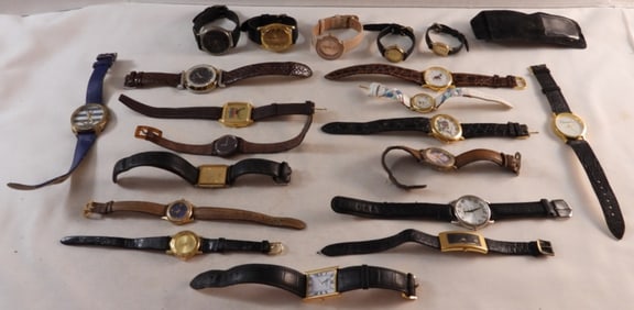 (20) Ladies' Leather Band Watches