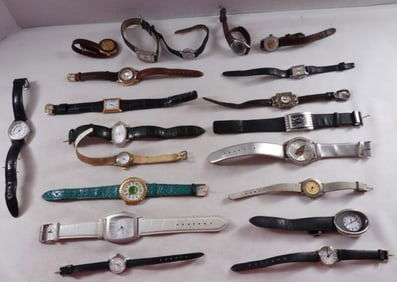 (20) Ladies' Leather Band Watches