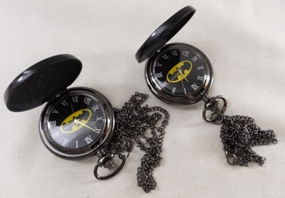 (2) Batman Pocket Watches