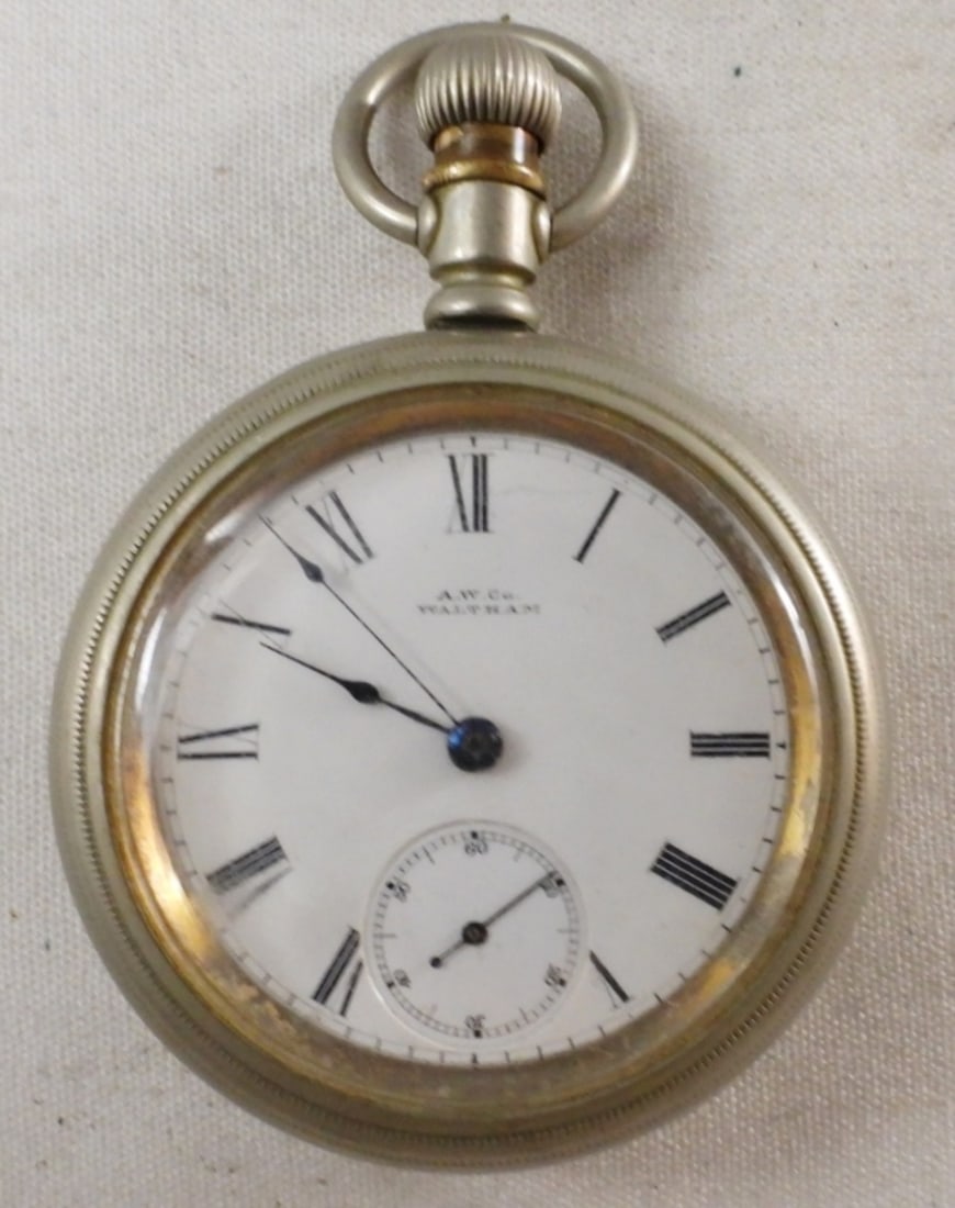 Antique 1880s Pocket Watch: Watches are not verified, authenticated, or tested in running condition unless specified, Waltham, movement No. 2807980