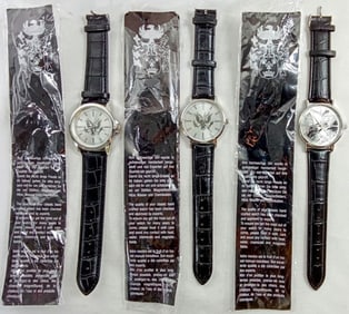 (3) New Men's Wrist Watches