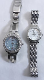 2 Woman's Fossil Watches