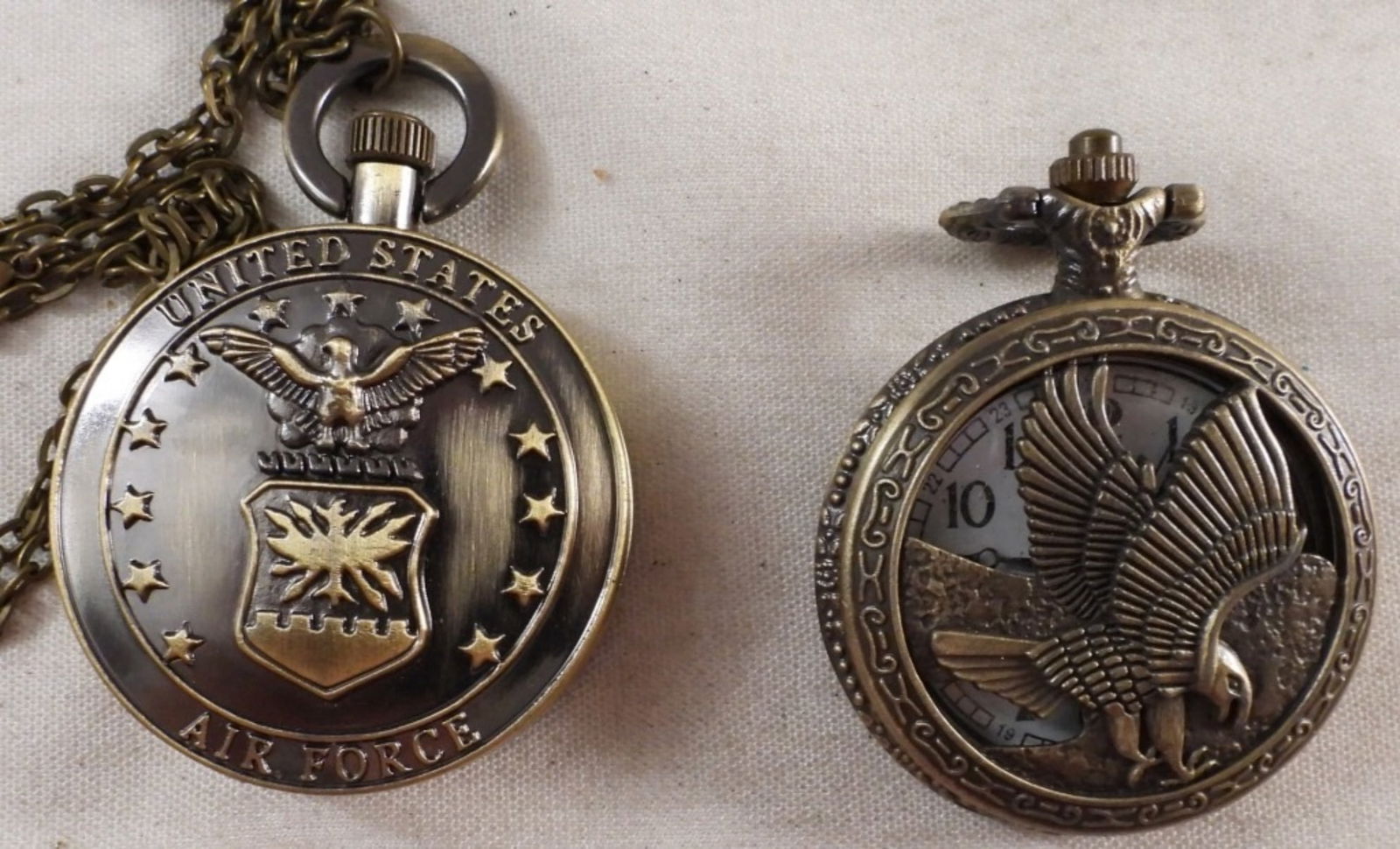 U.S.A.F. & Eagle Pocket Watches (1 of 3)