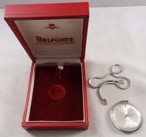 Belforte Pocket Watch In Case