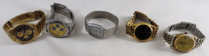 (5) Men's Day Date Watches
