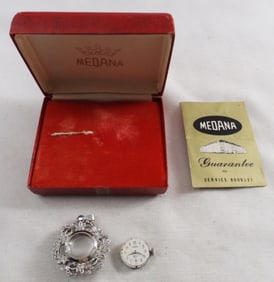 Medana Watch Pendant In Red Box