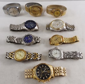 (10) Men's Day/Date Watches