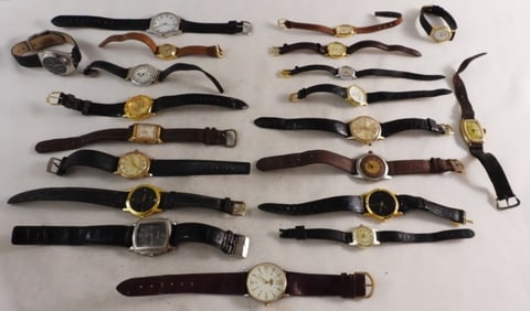 (20) Ladies' Leather Band Watches