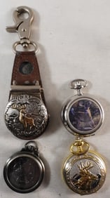 (4) Deer Pocket Watches