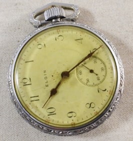 Circa 1911 Silver-Tone Pocket Watch