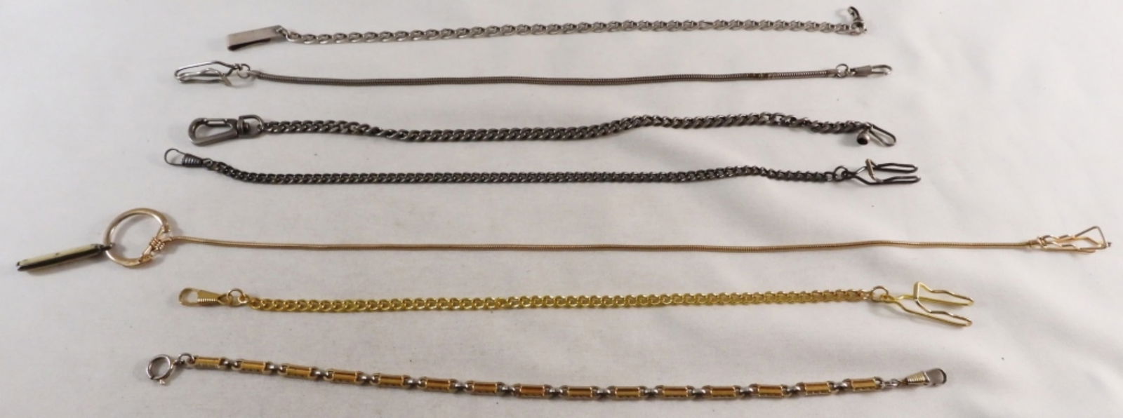 (7) Mixed-Tone Pocket Watch Chains (1 of 1)