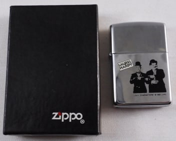 Laurel Hardy Zippo 1995 Unfired