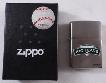 Fenway Park 100 Years Zippo 2012 Sealed
