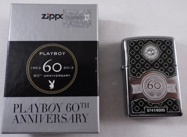 60th Anniversary Edition Playboy Zippo Sealed