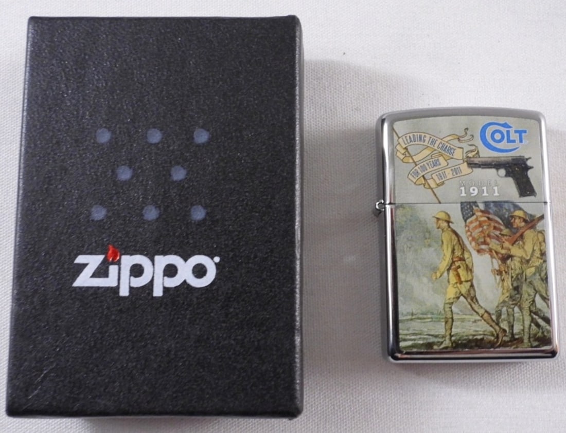 Colt Model 1911 100th Anniversary Zippo 2014 (1 of 4)