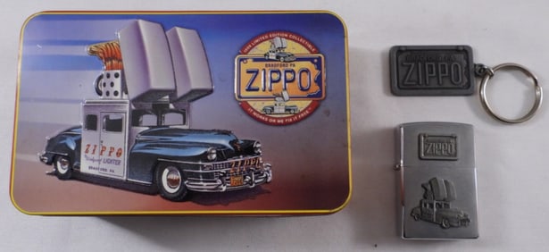 Bradford, PA License Plate Zippo Lighter Gift Set