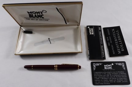 Mont Blanc Ball Point Pen & Case