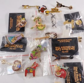 (16) Hard Rock Cafe Pins