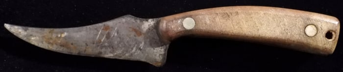 Old Timer Schrade Finger Fixed Blade Knife