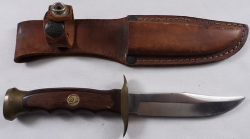 Muela Bowie Fixed Blade Knife With Sheath