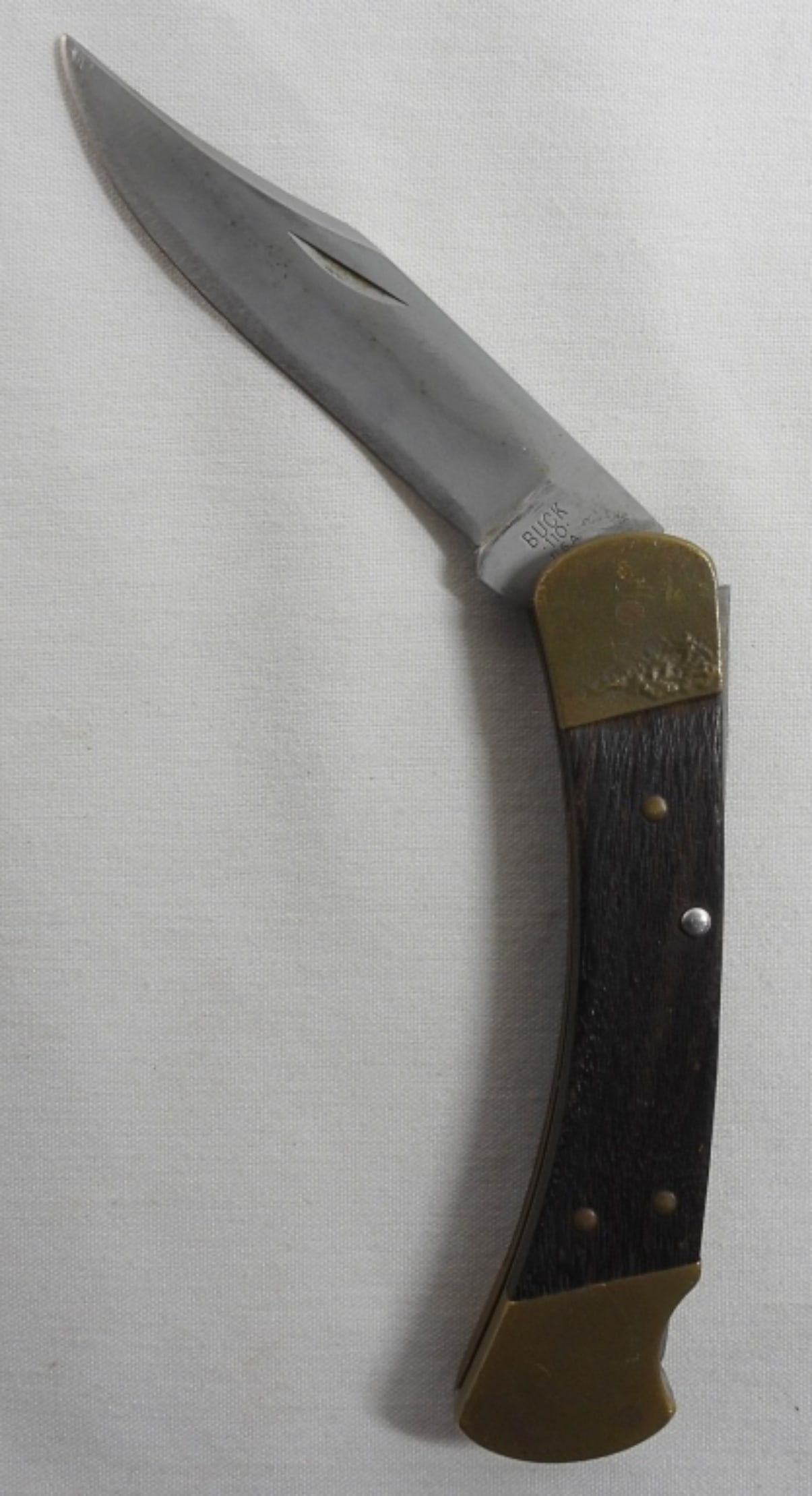 Buck Folding hunting Knife: Used#110