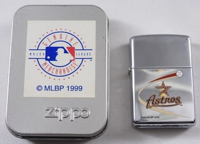 Astros MLB Zippo 1999 Sealed
