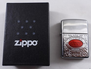 Armor An American Classic Red Epoxy Zippo
