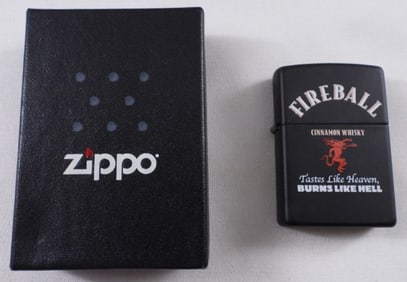 Fireball Cinnamon Whisky Zippo Sealed 2013