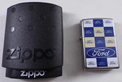 Ford Logo Zippo Lighter 2012 Sealed