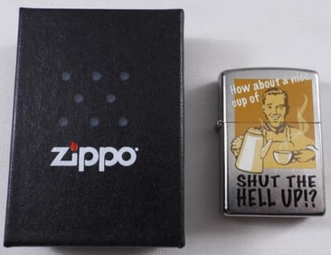How About A Nice Cup Of.. Zippo Lighter Sealed