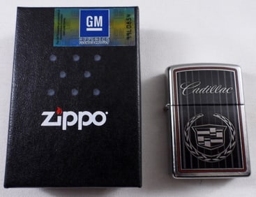 Cadillac Logo Zippo Lighter 2011 Sealed