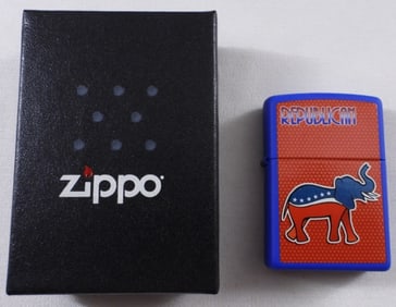 Elephant With Stars Republican Zippo Sealed