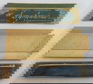 Butterfly Harmonica Made In Occupied Japan