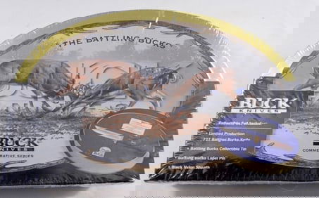 The Battling Bucks 727 Knife New In Tin