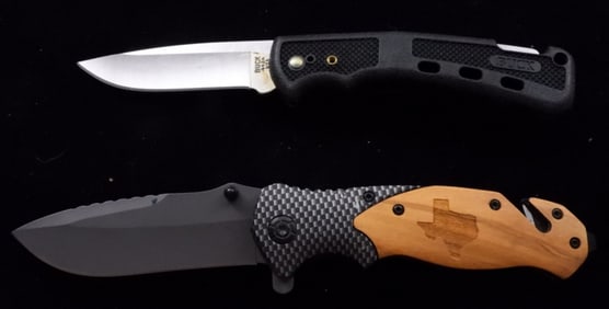 (2) Lock-Back Knives