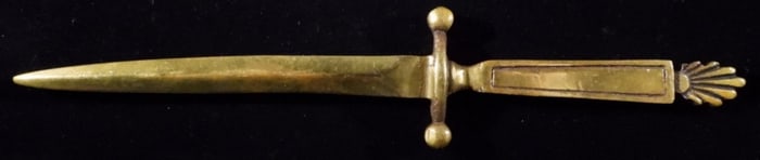 Gold-Tone Dagger Letter Opener